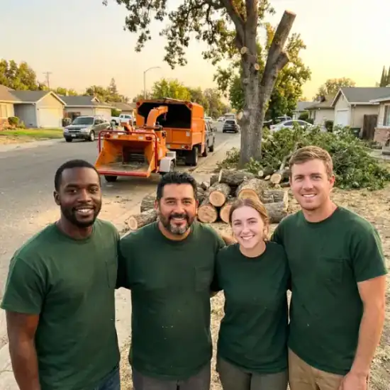 Legacy Tree and Crane crew after a Oklahoma City tree removal job
